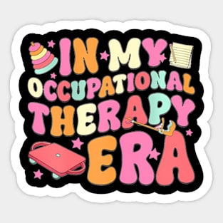 Retro In My Occupational Therapy Era OT OTA Back To School Sticker